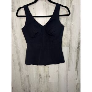 Honeylove Liftwear Wire-Free Cami Tank Top Black Size M Women's GUC